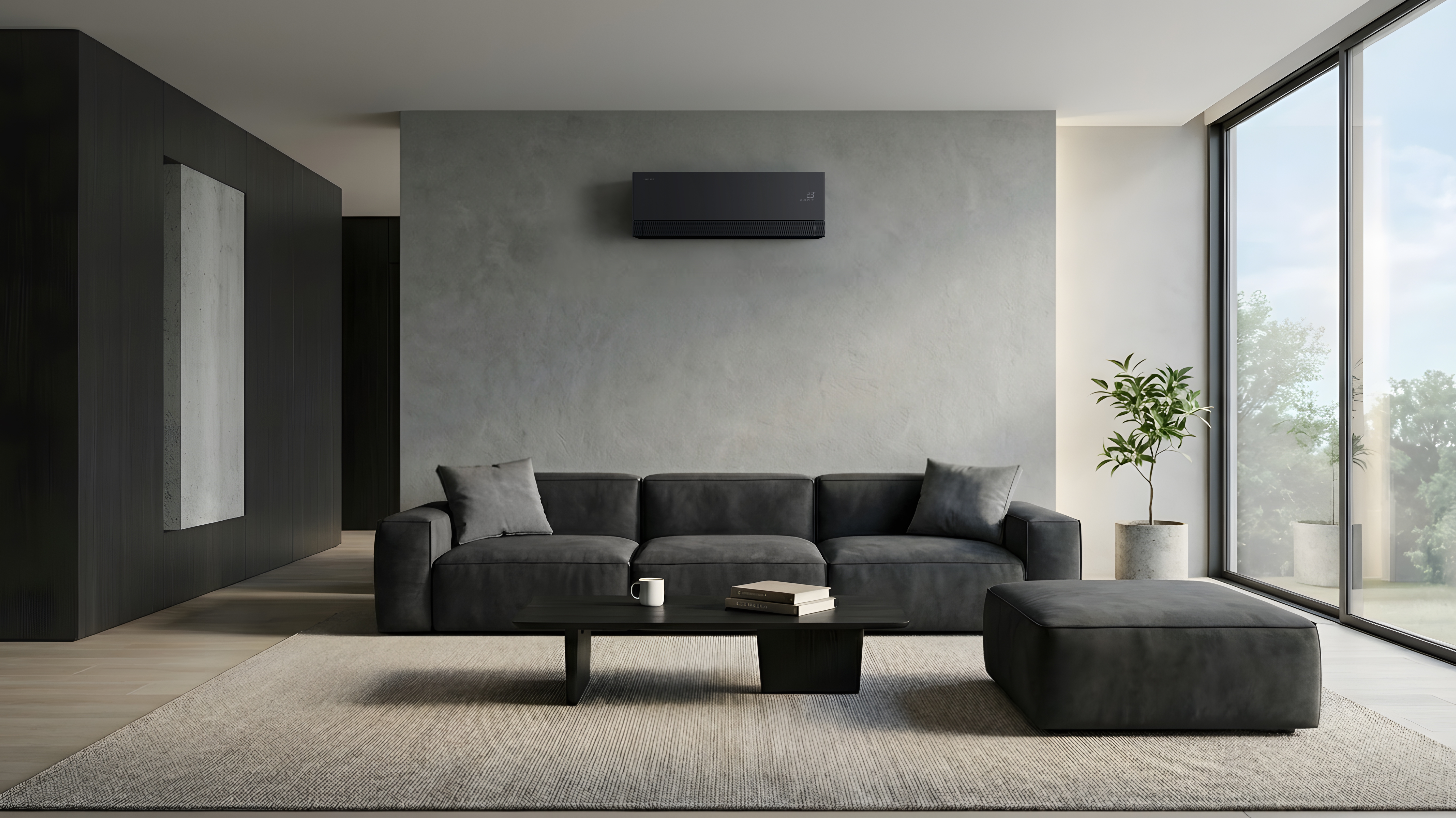 AR80H Lifestyle 05 Livingroom Soapstone Charcoal